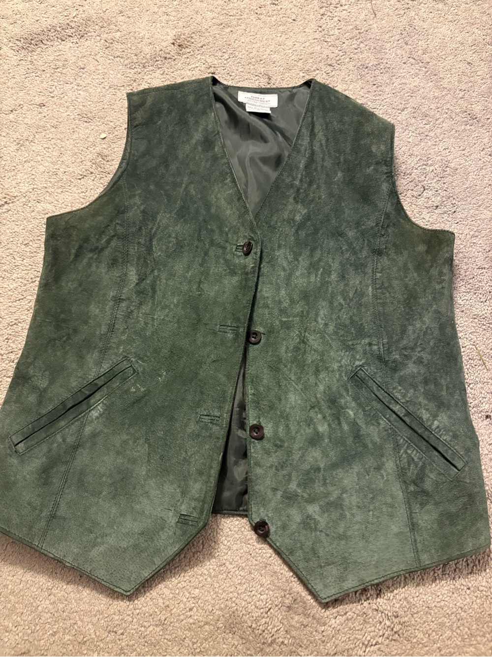 Great Northwest Clothing Company suede vest